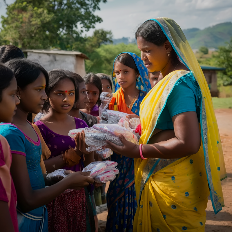 SANITARY PAD DISTIBUTION (1)